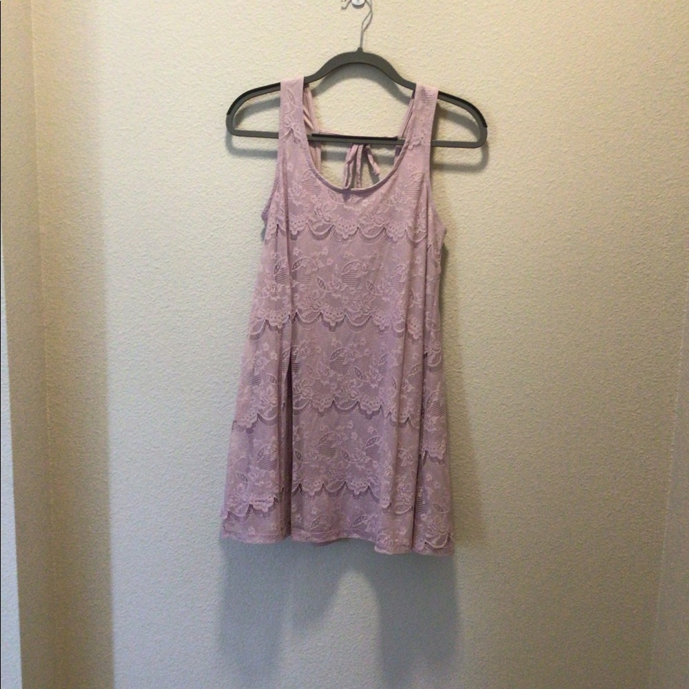 Lavender Lace Purple Dress - Like New